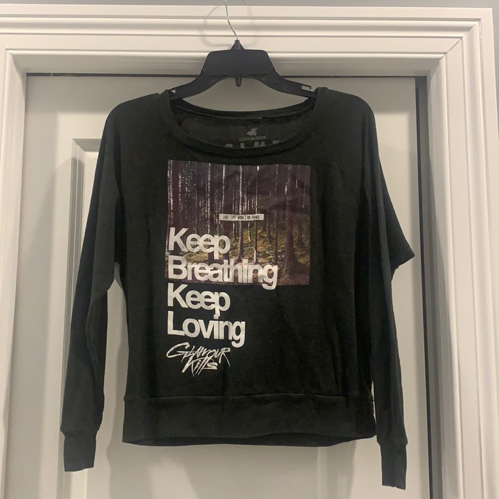 “Keep Breathing Keep Loving” Glamour Kills shirt